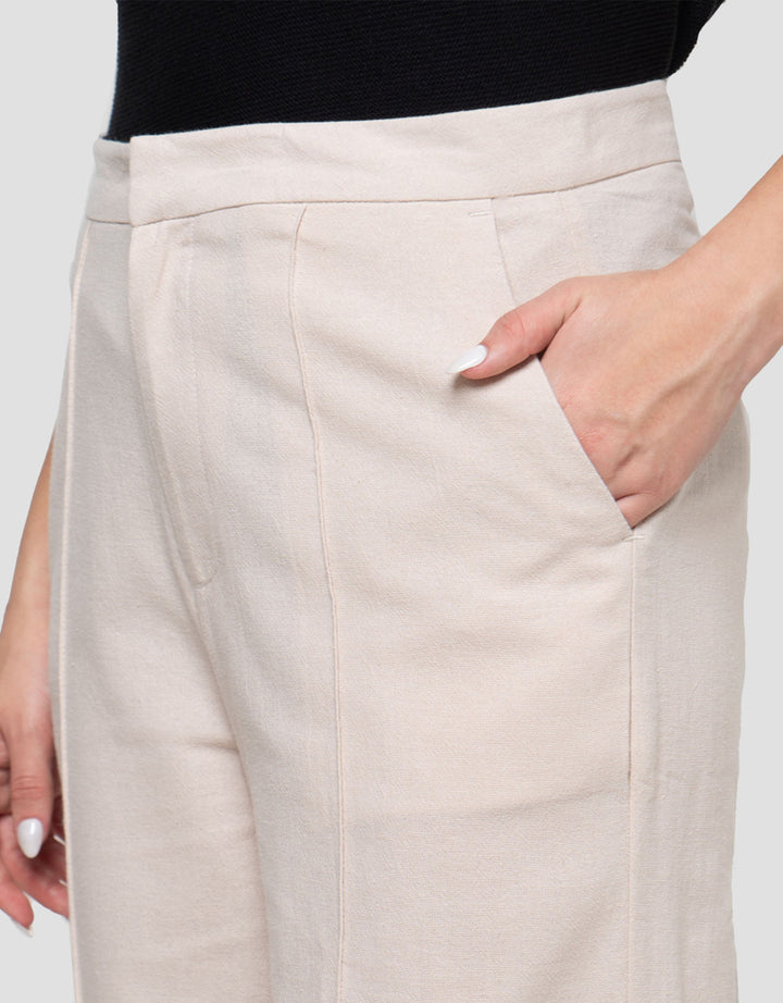 Connexion Blend Straight Front Cut N Sew Celana Panjang Wanita
