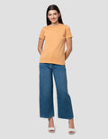 Suko Women's Round Collar Basic T-Shirt