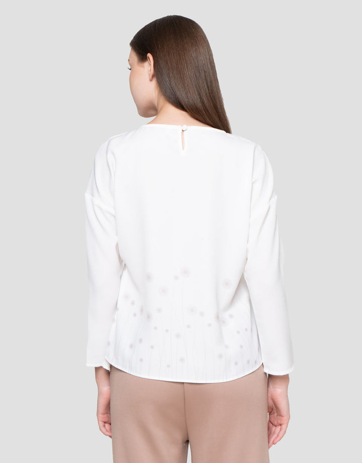 Suko Blouse Motif Asimetris Blouse Wanita