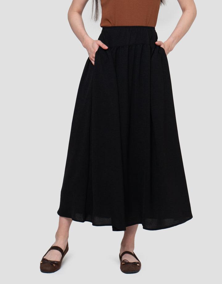 Suko Seersucker Rok Wanita