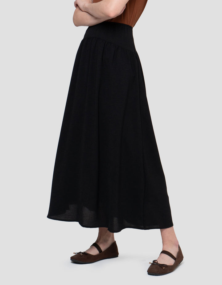 Suko Seersucker Rok Wanita