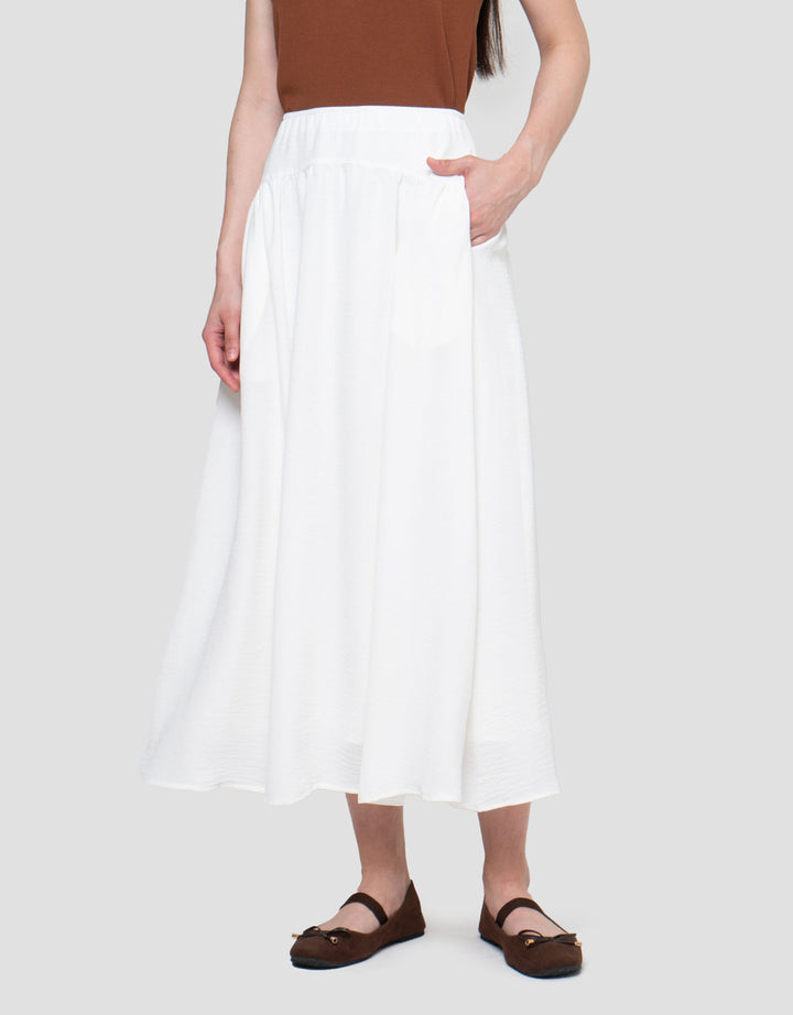 Suko Seersucker Rok Wanita