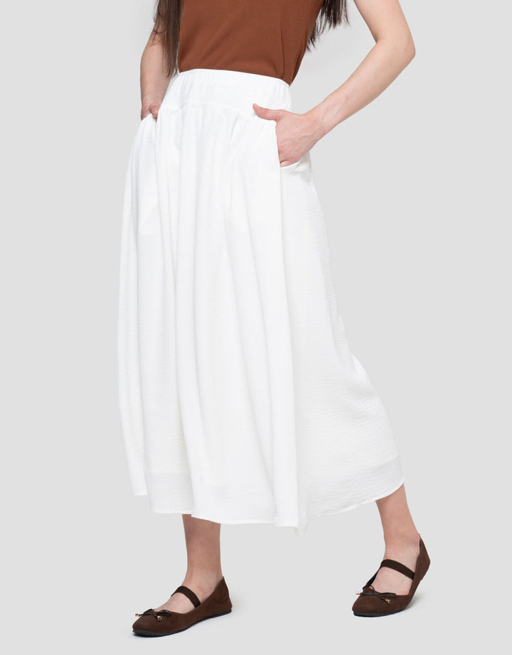 Suko Seersucker Rok Wanita