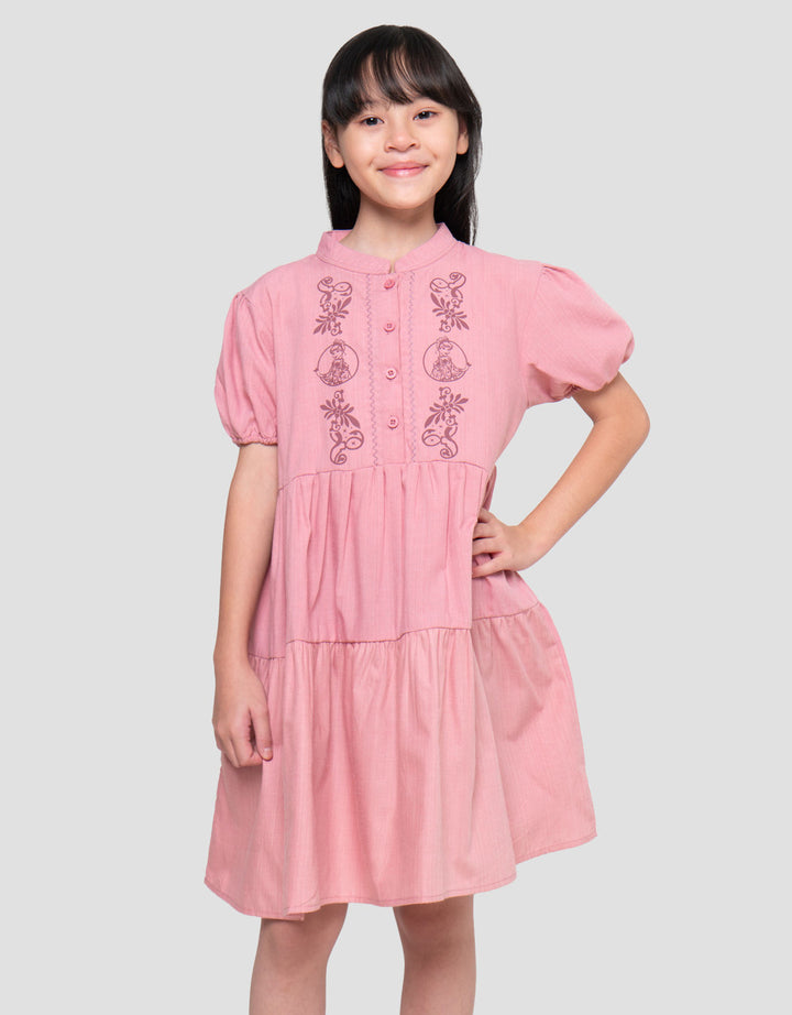 Disney Woven Princess Midi Dress Anak Perempuan
