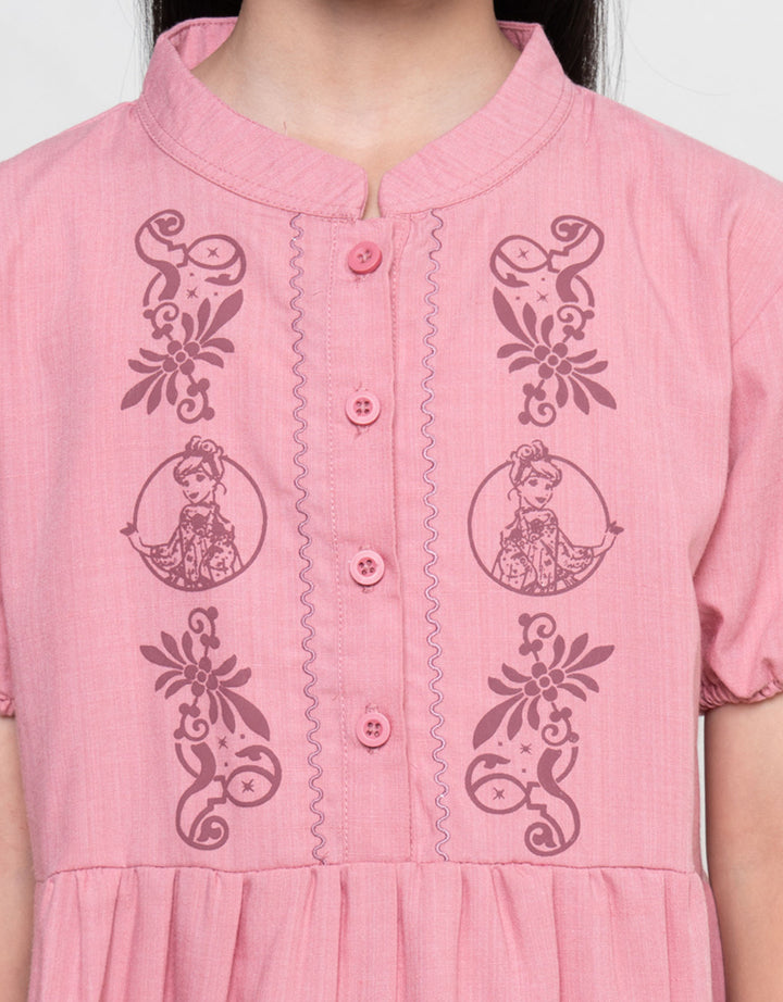 Disney Woven Princess Midi Dress Anak Perempuan