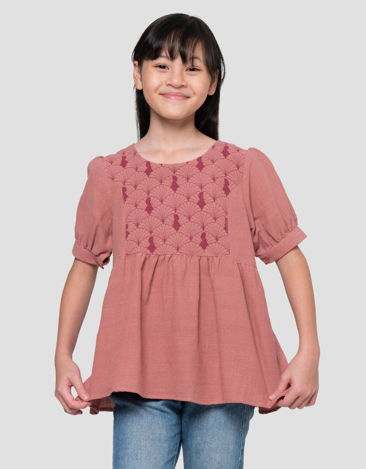 Disney Top Woven Princess Kemeja Anak Perempuan