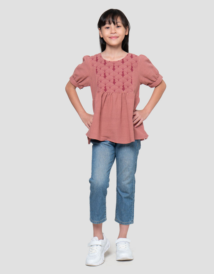 Disney Top Woven Princess Kemeja Anak Perempuan