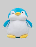 Little M Animal Plush Penguin Soft Blue 13 Inch