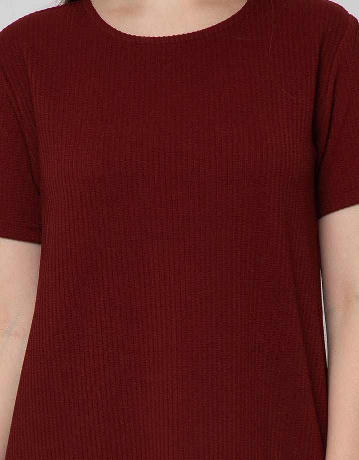 Connexion Short Sleeve Midi Dress With Buttons