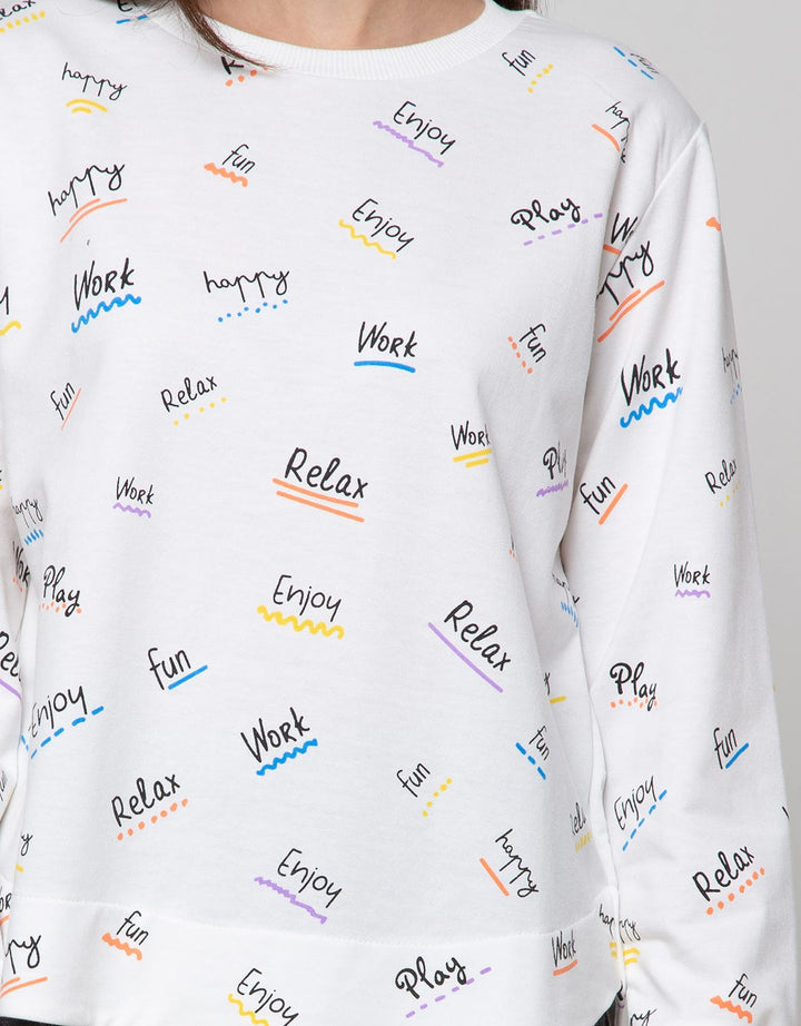 Nevada Sweatshirt Happy Fun Relax