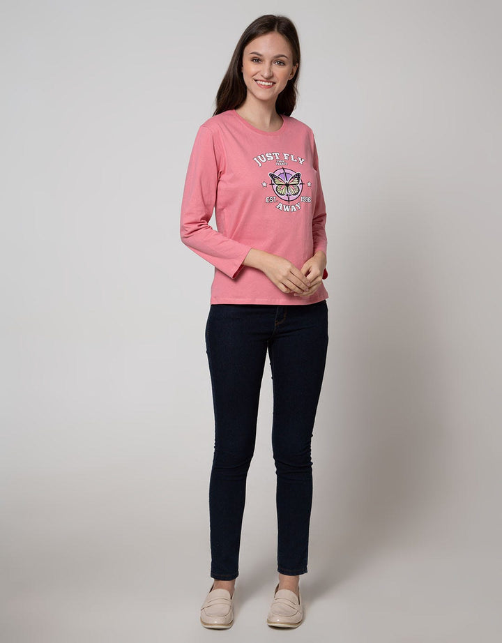 Nevada Long Sleeve T-Shirt Print Just Fly Away