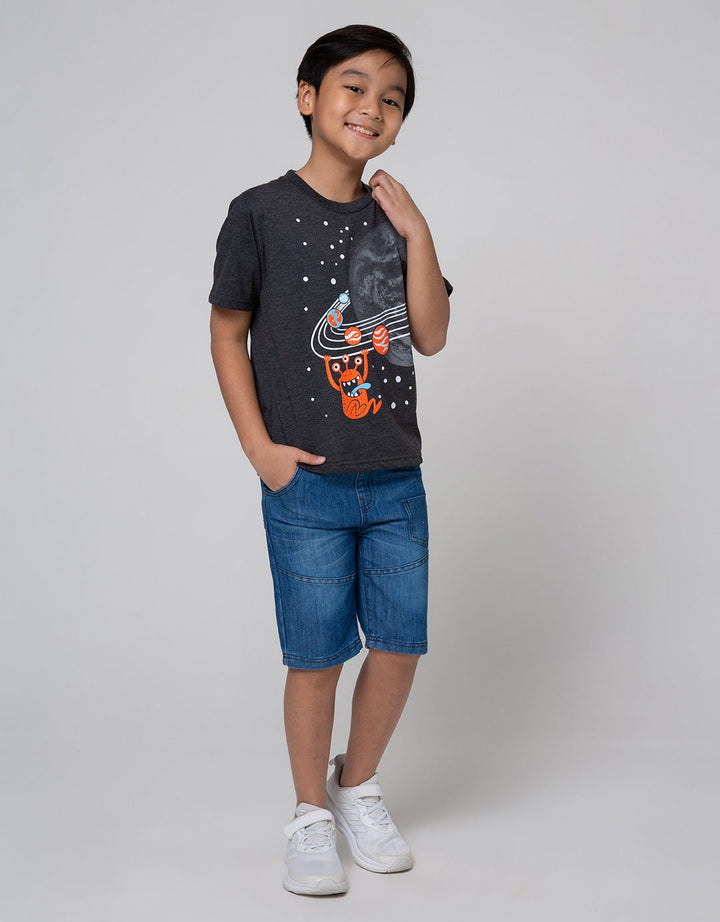 Little M Short Sleeve T-Shirt Basic Best Buy Monster