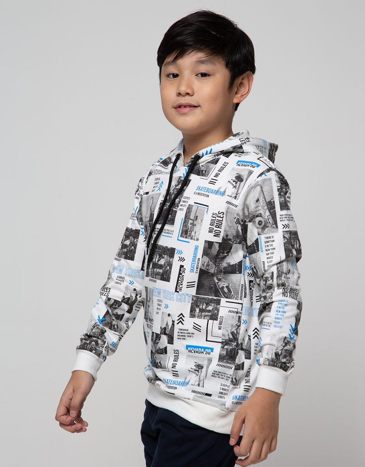 Nevada Sweater Hoody Print
