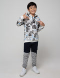 Nevada Sweater Hoody Print