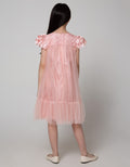 Kidz Too Midi Dress Short Sleeve Tile Soldered Bottom Hands