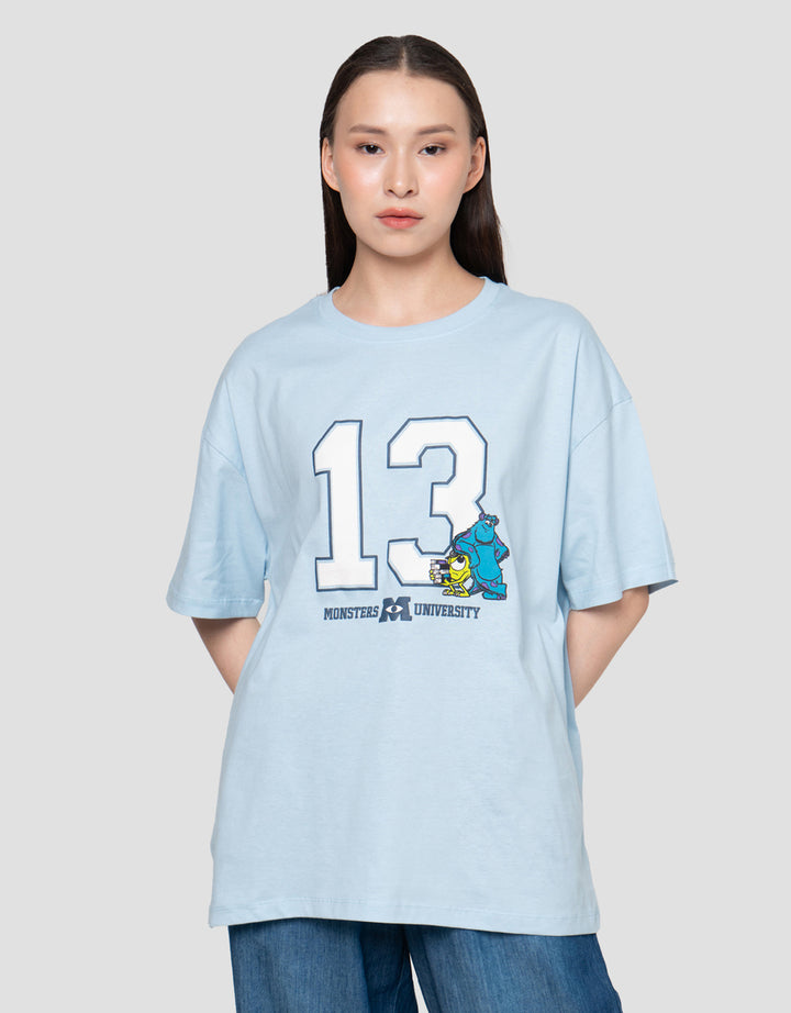 Disney Print Monster Inc Kaos Oversize Wanita