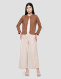 Connexion Rajut Ruffle Cardigan Wanita