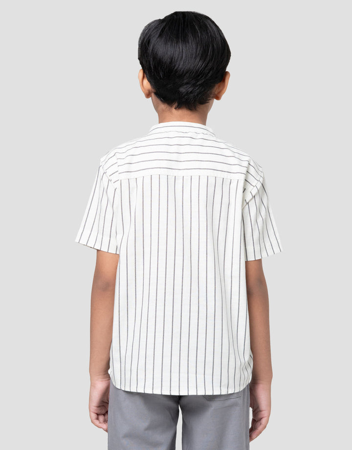 Little M Salur Rantai Kemeja Anak Laki-laki