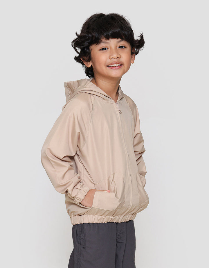 Little M Nylon Kantong Jaket Hoody Anak Laki-laki