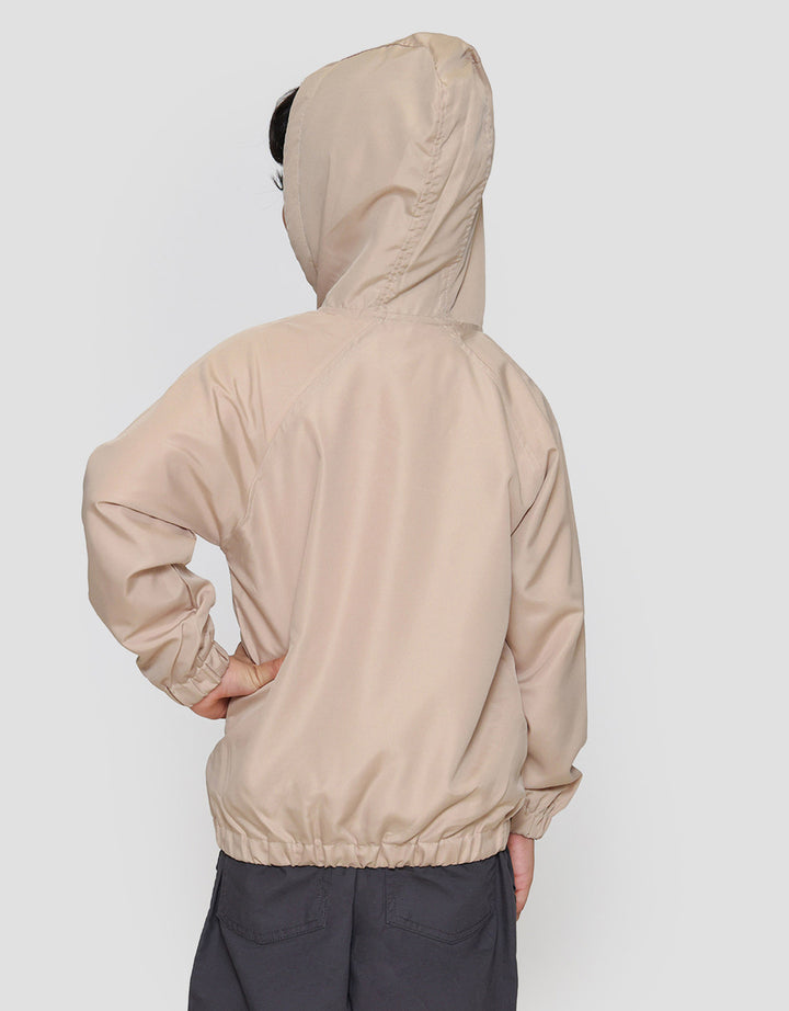 Little M Nylon Kantong Jaket Hoody Anak Laki-laki