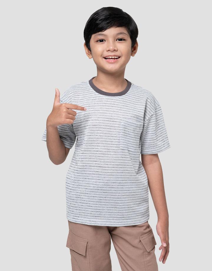 Little M Salur Kaos Oversize Anak Laki-laki