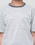 Little M Salur Kaos Oversize Anak Laki-laki