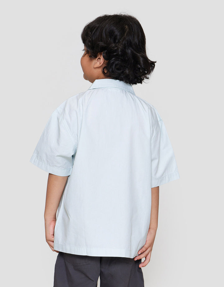 Little M Krah Santai Paper Touch Kemeja Anak Laki-laki