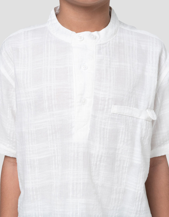 Little M Dobby Salur Kemeja Koko Anak Laki-laki