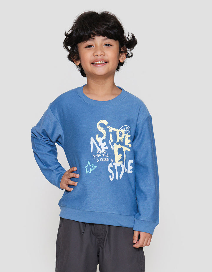 Little M Balik Street Style Sweater Anak Laki-laki