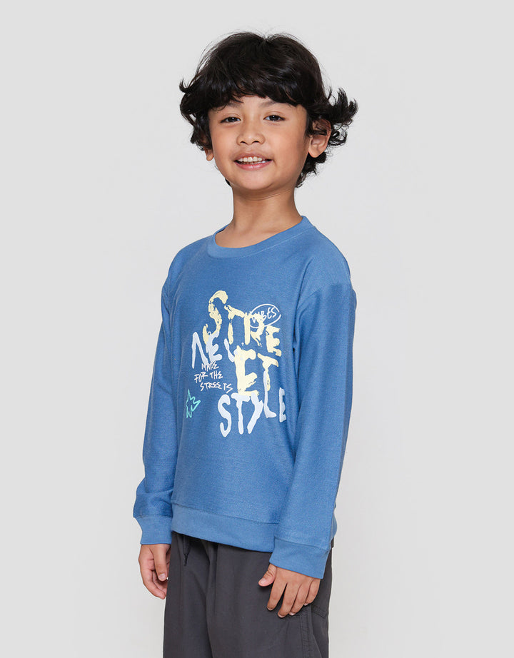 Little M Balik Street Style Sweater Anak Laki-laki
