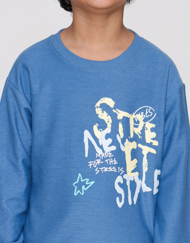 Little M Balik Street Style Sweater Anak Laki-laki