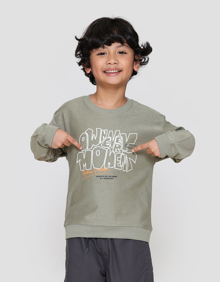 Little M Balik Moment Sweater Anak Laki-laki