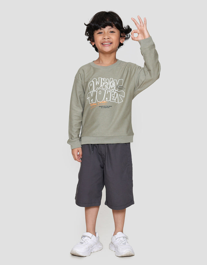 Little M Balik Moment Sweater Anak Laki-laki