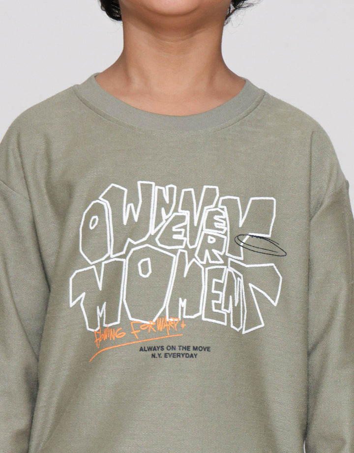 Little M Balik Moment Sweater Anak Laki-laki