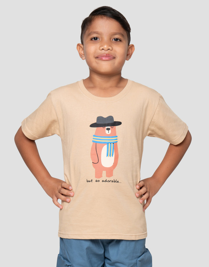 Little M So Adorabl Print Kaos Anak Laki-Laki