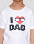 Little M I Love Dad Kaos Anak Laki-laki