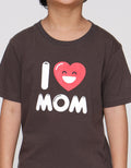 Little M I Love Mom Kaos Anak Laki-laki