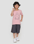 Little M Bear Family Kaos Anak Laki-laki