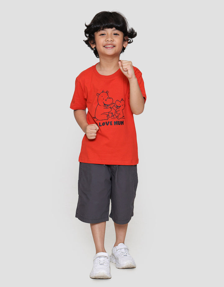 Little M Hipo Love Mum Kaos Anak Laki-laki
