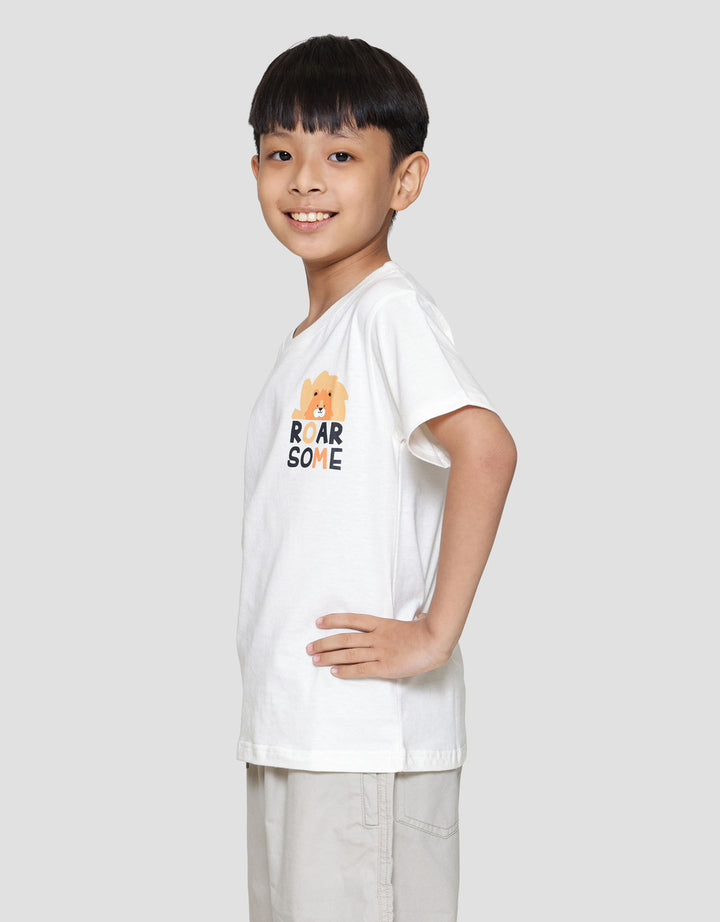 Little M Roar Some Kaos Anak Laki-laki