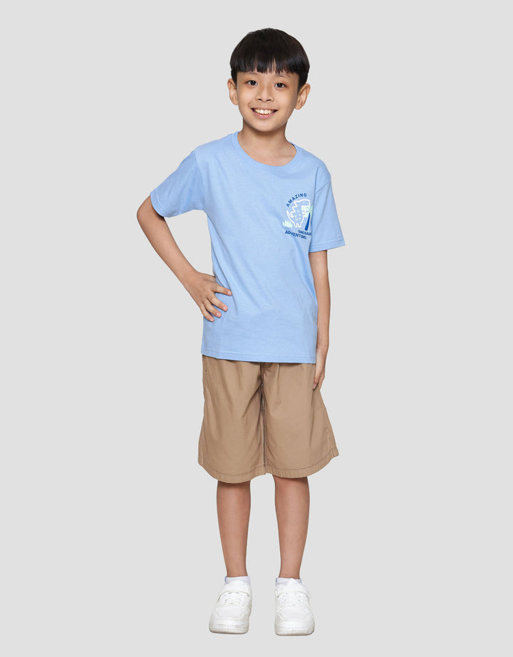 Little M Dino Adventure Kaos Anak Laki-laki