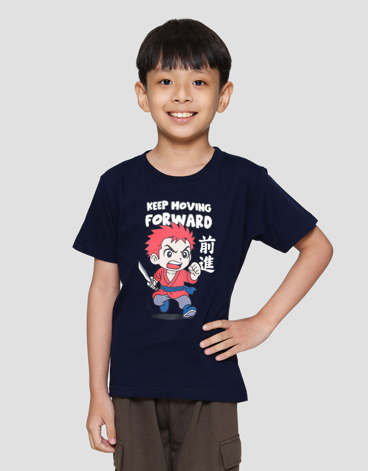 Little M Keep Moving Kaos Anak Laki-laki