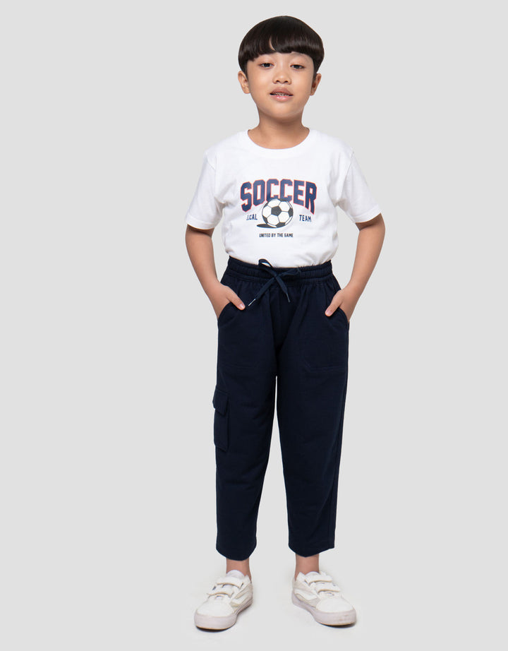 Little M Knit Kantong Jogger Anak Laki-laki