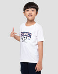 Little M Print Soccer Kaos Anak Laki-laki
