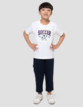 Little M Print Soccer Kaos Anak Laki-laki