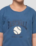 Little M Print Base Ball Kaos Anak Laki-laki