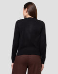 Nevada Solid Flat Knit Basic Cardigan Wanita
