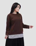 Nevada French Round Sweater Wanita