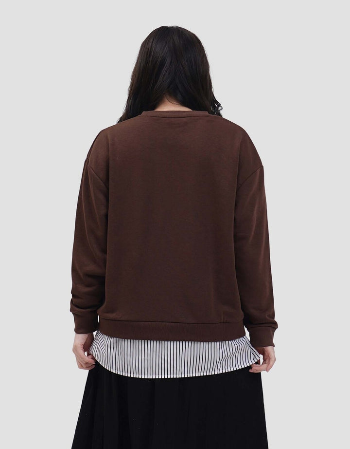 Nevada French Round Sweater Wanita