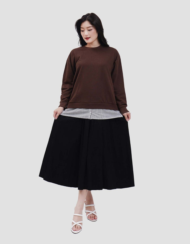 Nevada French Round Sweater Wanita